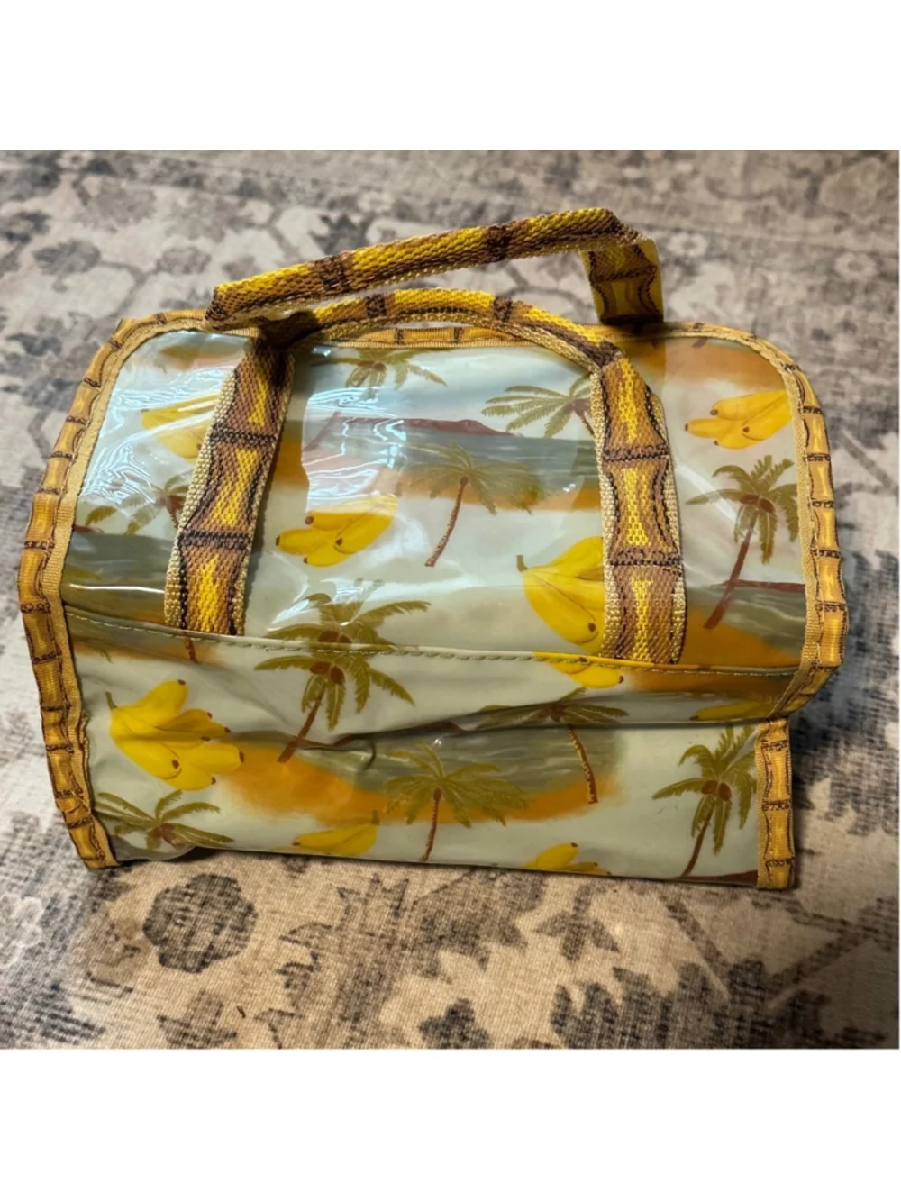 Women's Unbranded Travel Bag Small Yellow Green Summer